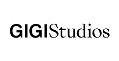Gigi Studios eyewear logo in white background