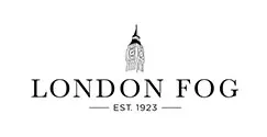 A London Fog eyewear brand logo in white background