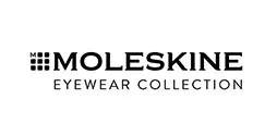 The logo of Moleskine eyewear collection in white background