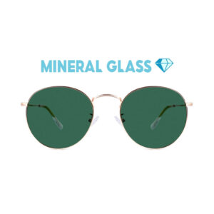 Sunwear in Baitesbrillen M.Gold style with mineral glass lens