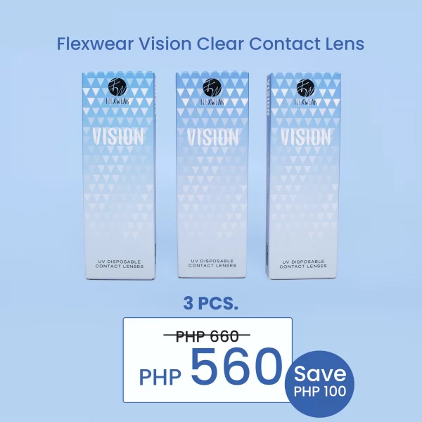 EO Flexwear Vision (1 Month) | Disposable UV Contact Lens